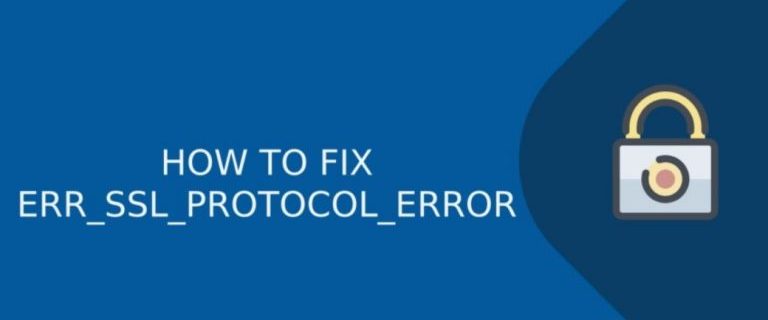 ERR_SSL_PROTOCOL_ERROR